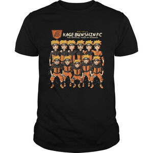 Kage Bunshin Fc The  Team Of Konoha Naruto Shirt